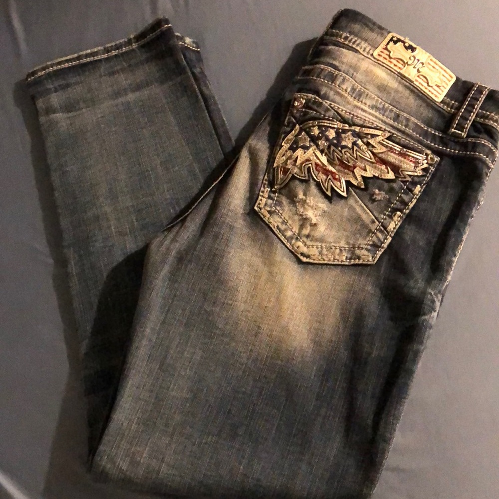Miss me crop jeans